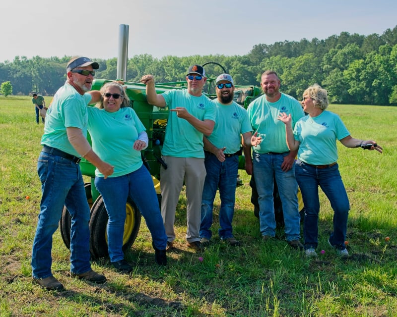 The ECSD Crew at Honey Ridge Agricenter, group photo