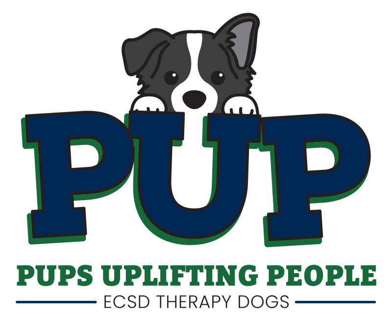 Pups Uplifting People, ECSD therapy dogs