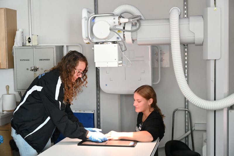 Misericordia Medical Imaging students working together
