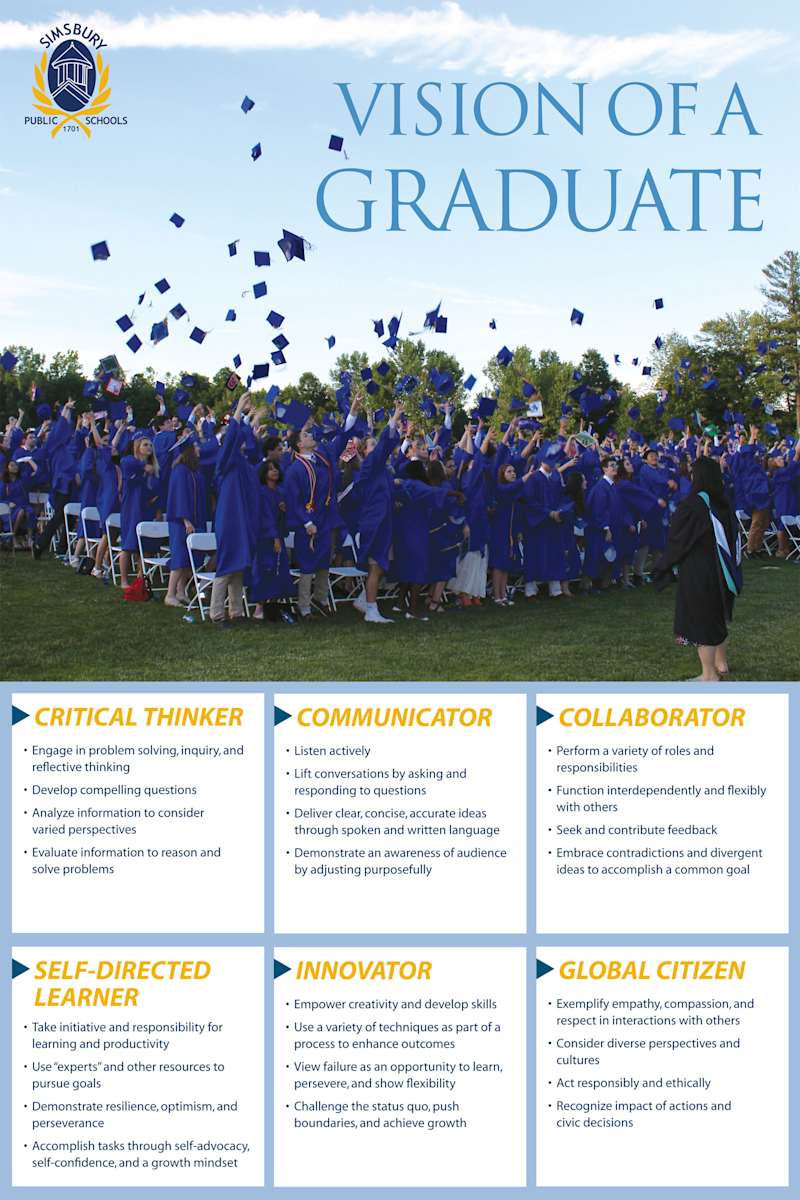Graduates throwing caps into the air