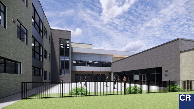 NMS courtyard rendering