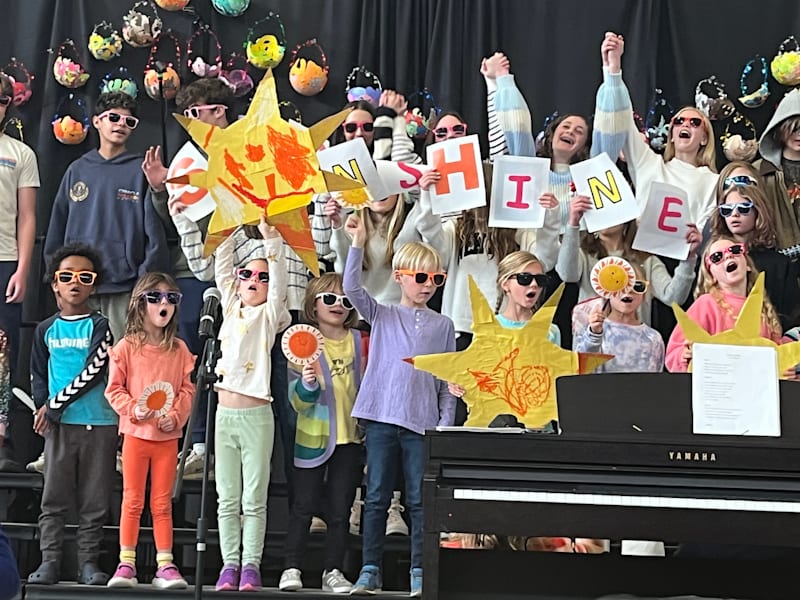 Stanley students making music together