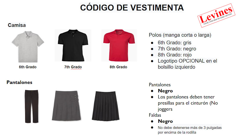 Dress Code in Spanish