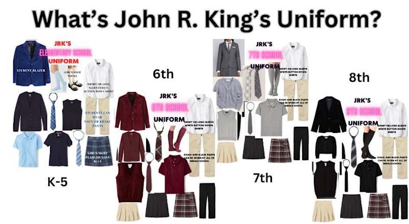 images of the JRK uniform