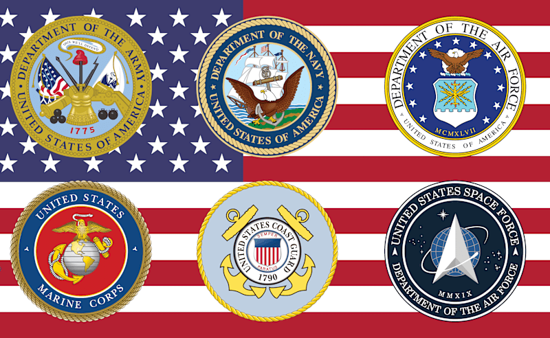 Military Branches Flags