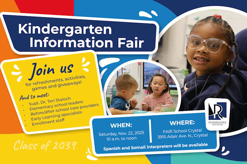 RDale Kindergarten Fair Postcard - 2025-26
