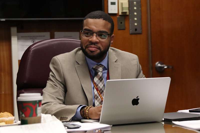 State visit meeting at the board of education.