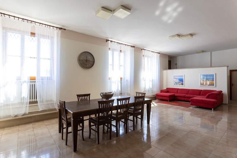 A comfortable shared lounge at Cuore residence