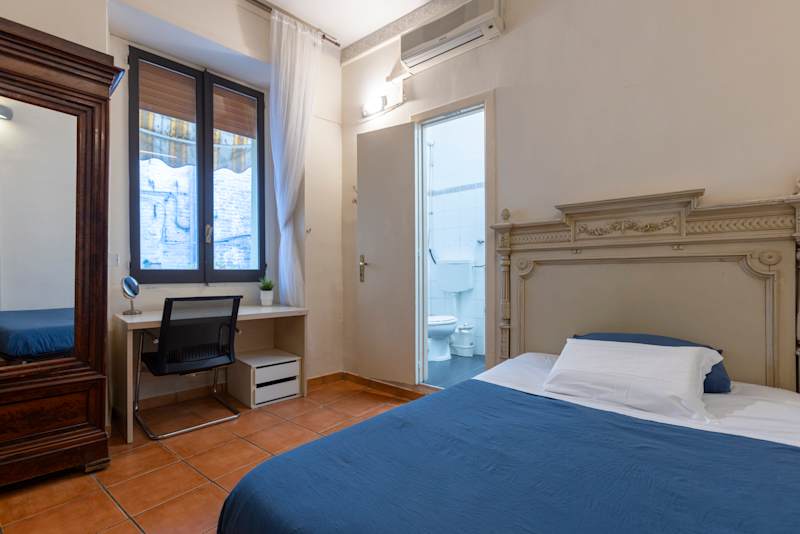 A single student room inside Allegria residence