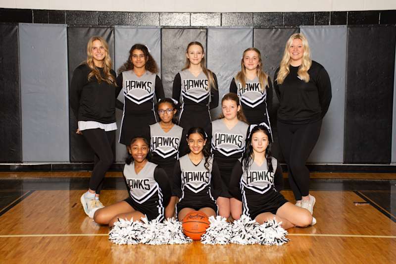 Fall 2023 7th Grade Cheer Squad