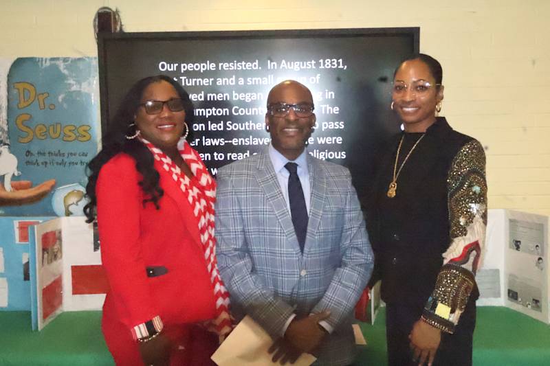 Dr. Laquetta S. Small, County representative and Uptown School Complex Principal Dr. Ananda Davis