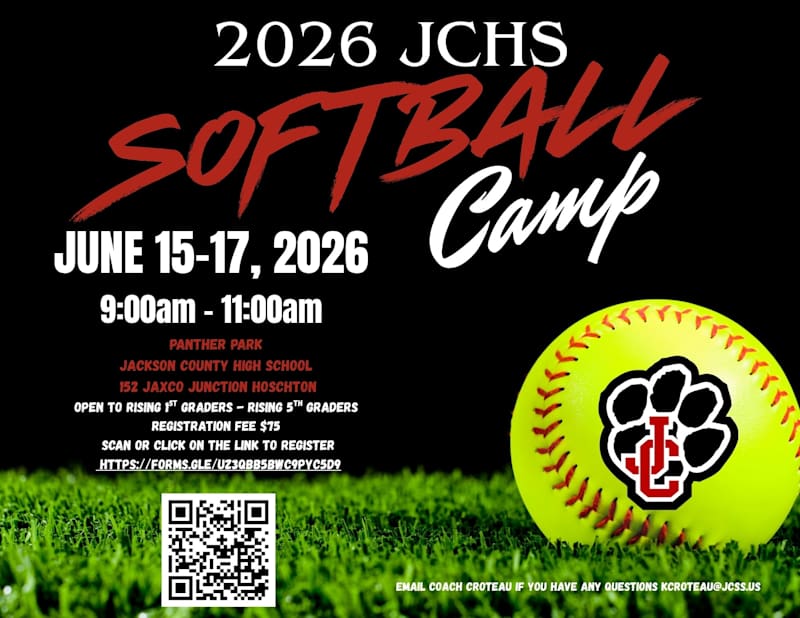 JCHS Softball Camp Flyer