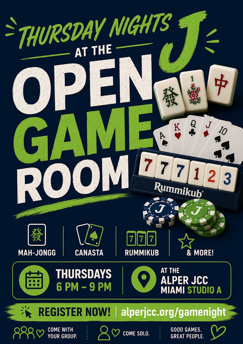 Thursday Night at the J Game Night