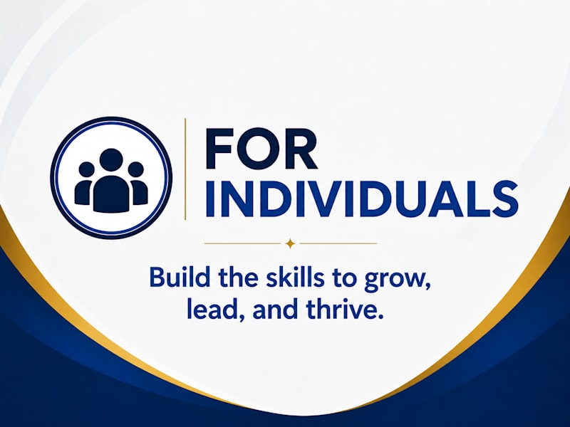 Workforce development for individuals