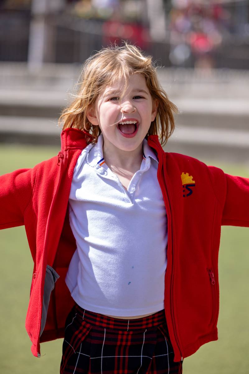 Smiling Epiphany School student