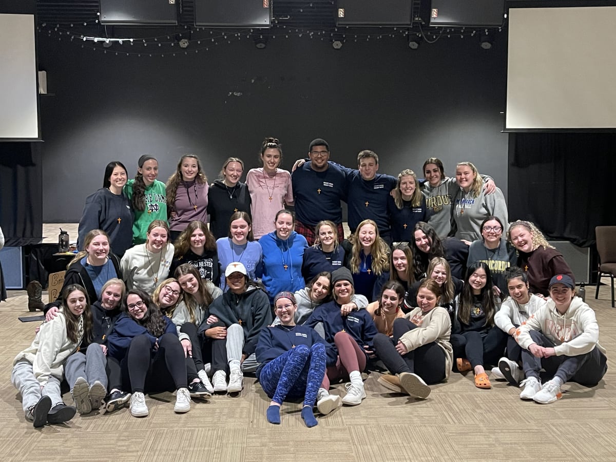 Students participating in the SEARCH retreat