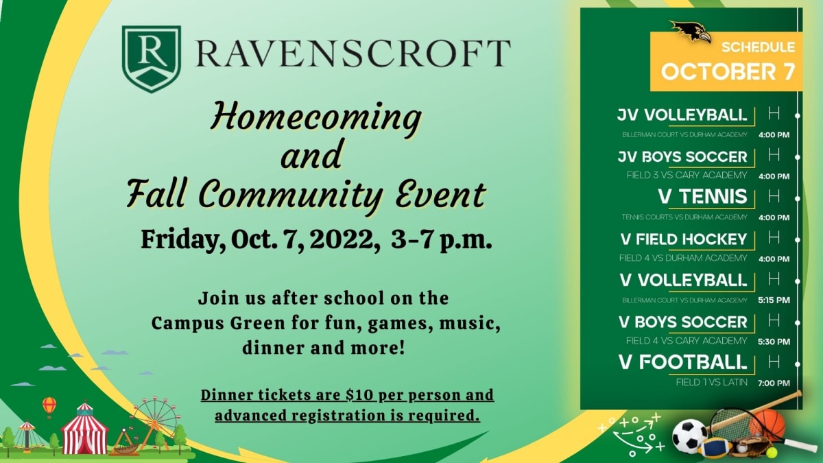 2022 Homecoming and Fall Community Event - Ravenscroft School