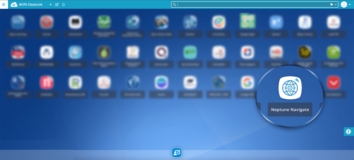 Neptune Navigate app in ClassLink