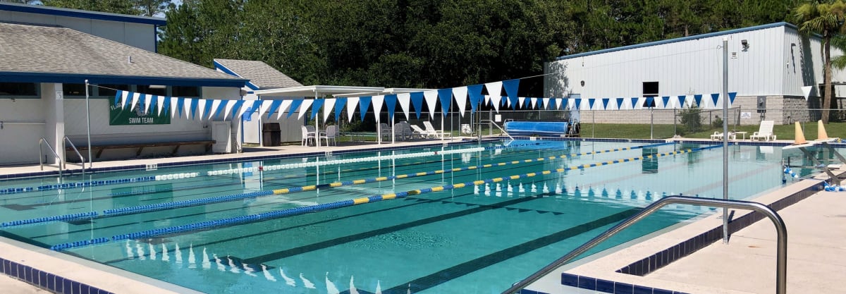 Pool at the Belle Terre Swim & Racquet Club