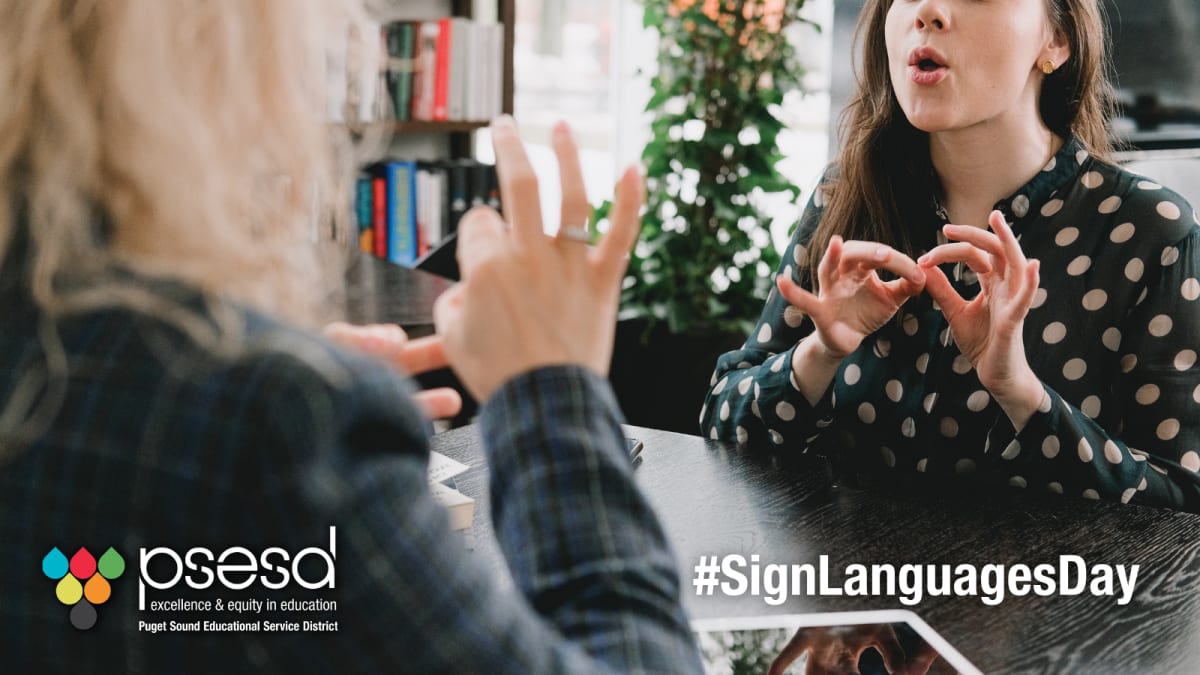 It's the International Day of Sign Languages