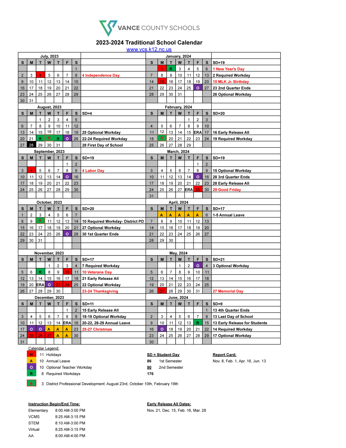 vance-county-schools-calendar-2024-publicholidays