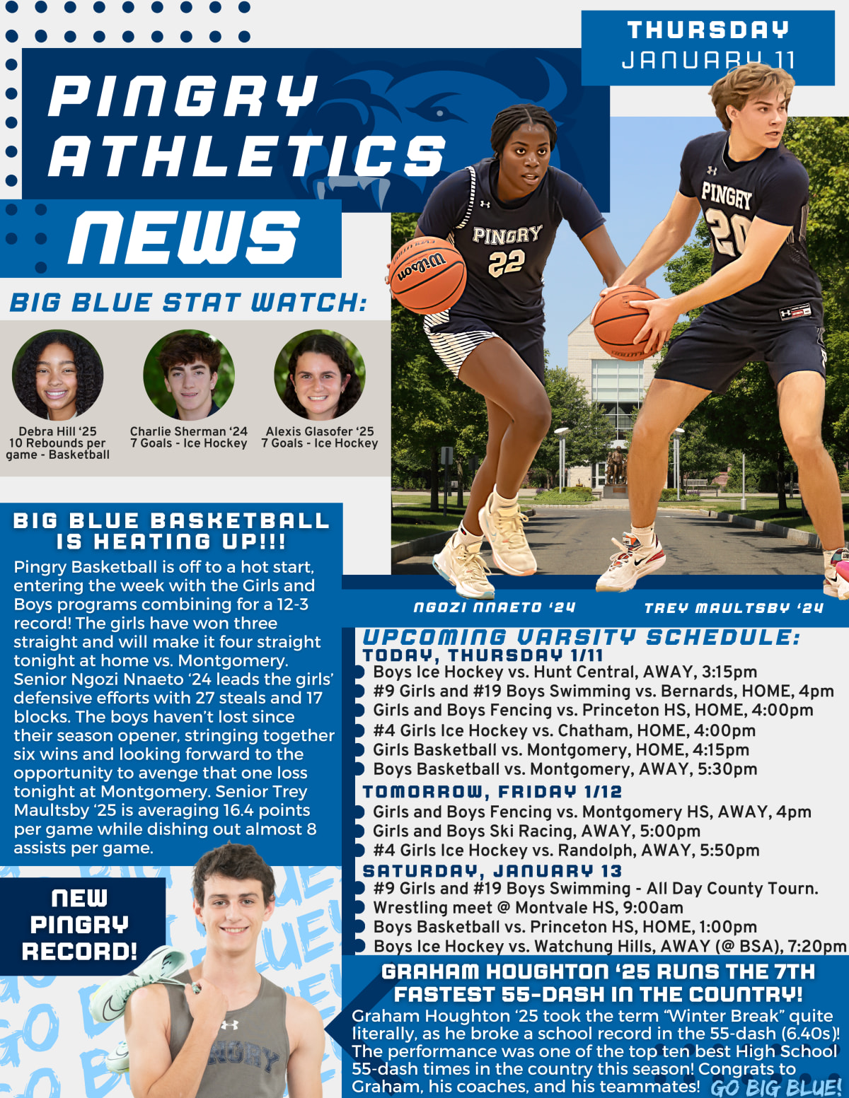 Home Pingry Athletics