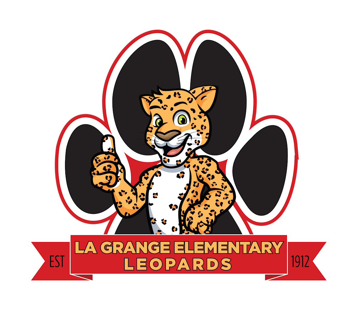 La Grange Elementary Leopards logo