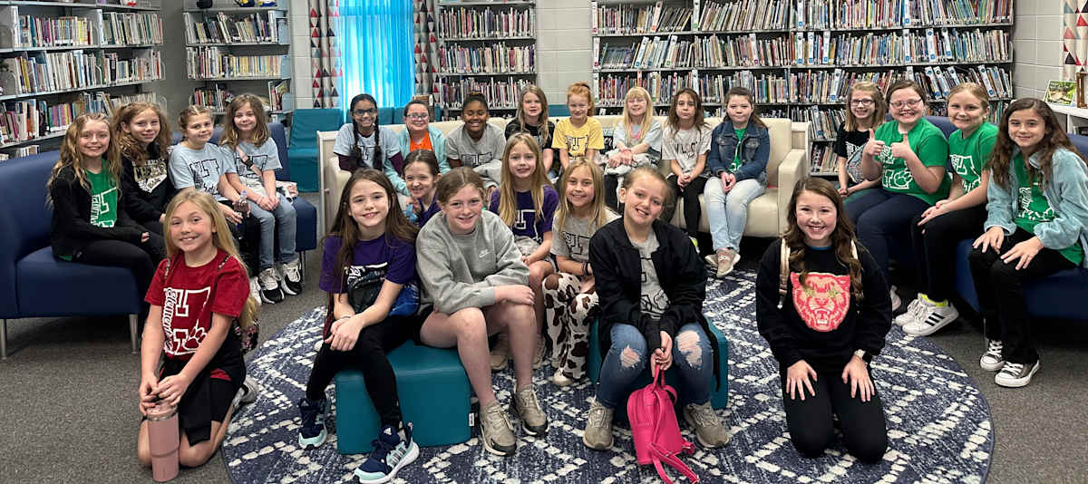 This photo features the G.E.M.S. Club.