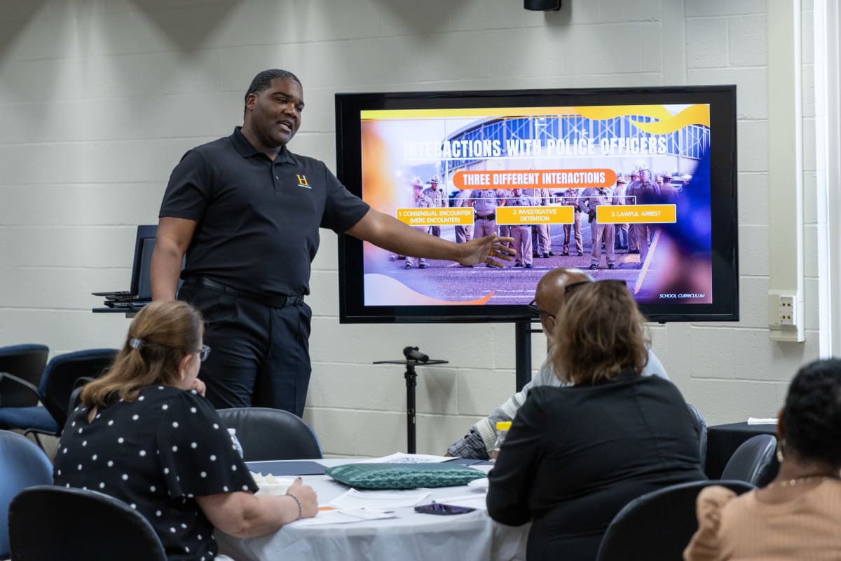 RC Hughes speaks about police interaction education