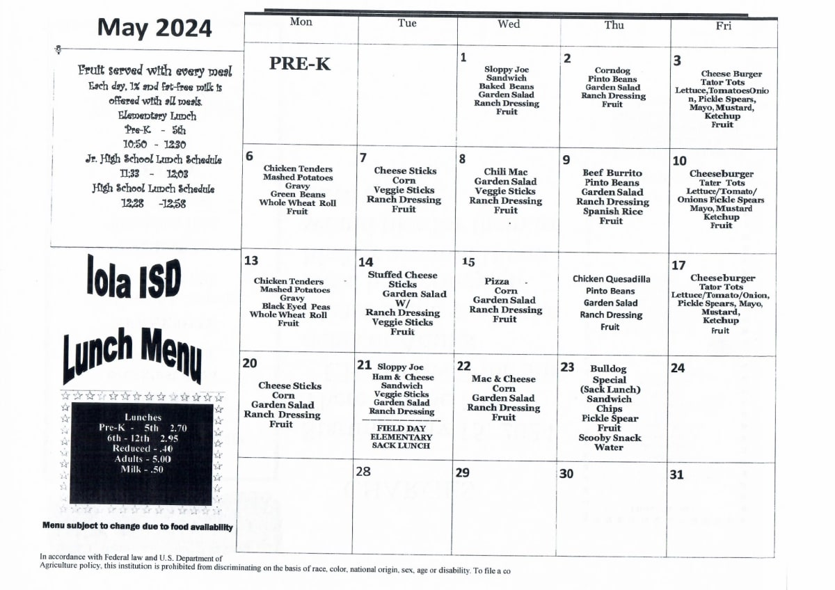 News Events Iola ISD