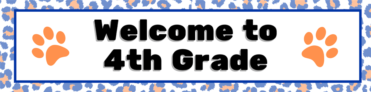 Welcome to 4th Grade!