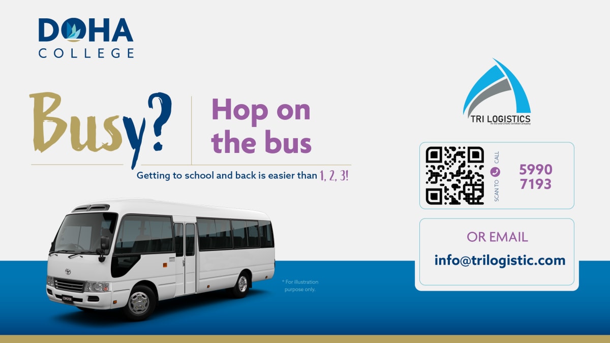 Doha College Bus Contact Image
