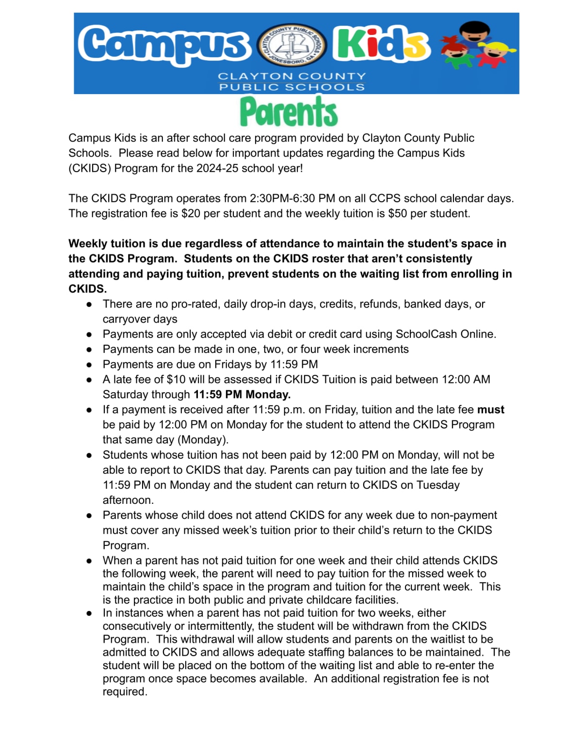 Parent Info