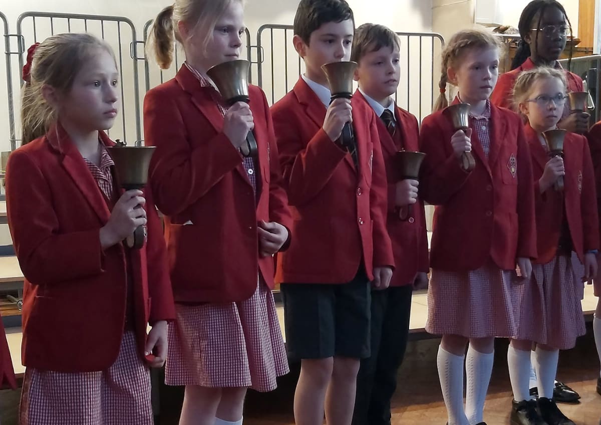 Handbells Club at Dame Allan's Schools