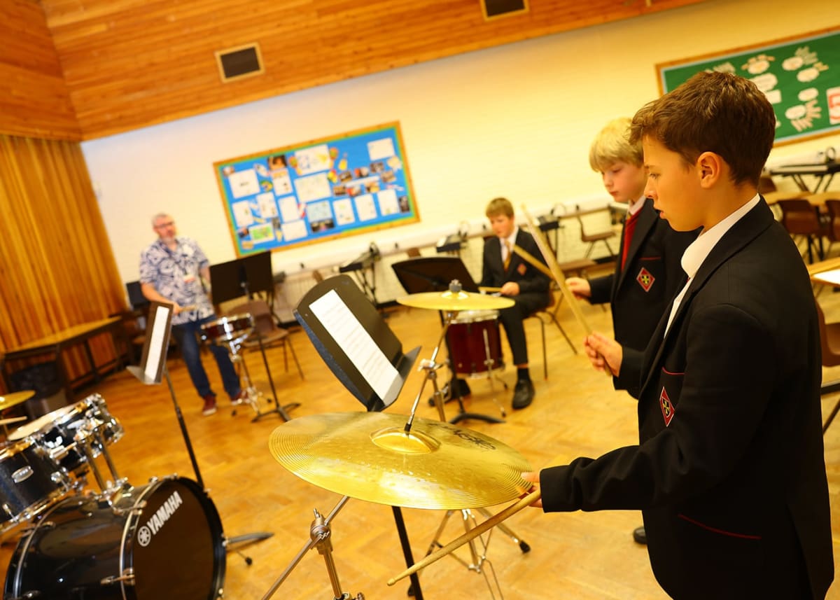 Percussion Ensemble at Dame Allans
