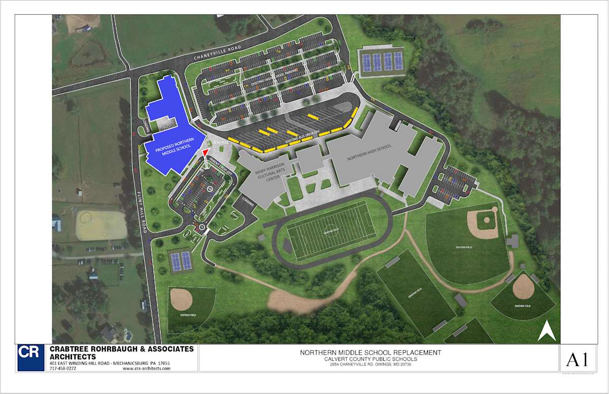 NMS replacement final site plan. Please call 443-550-8772 for assistance.