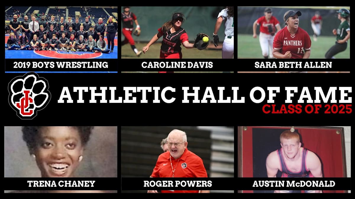 athletics hall of fame graphic for 2025