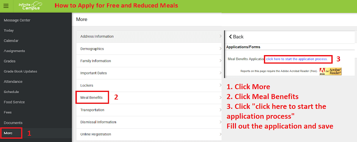 How to apply for Free and Reduced Meals