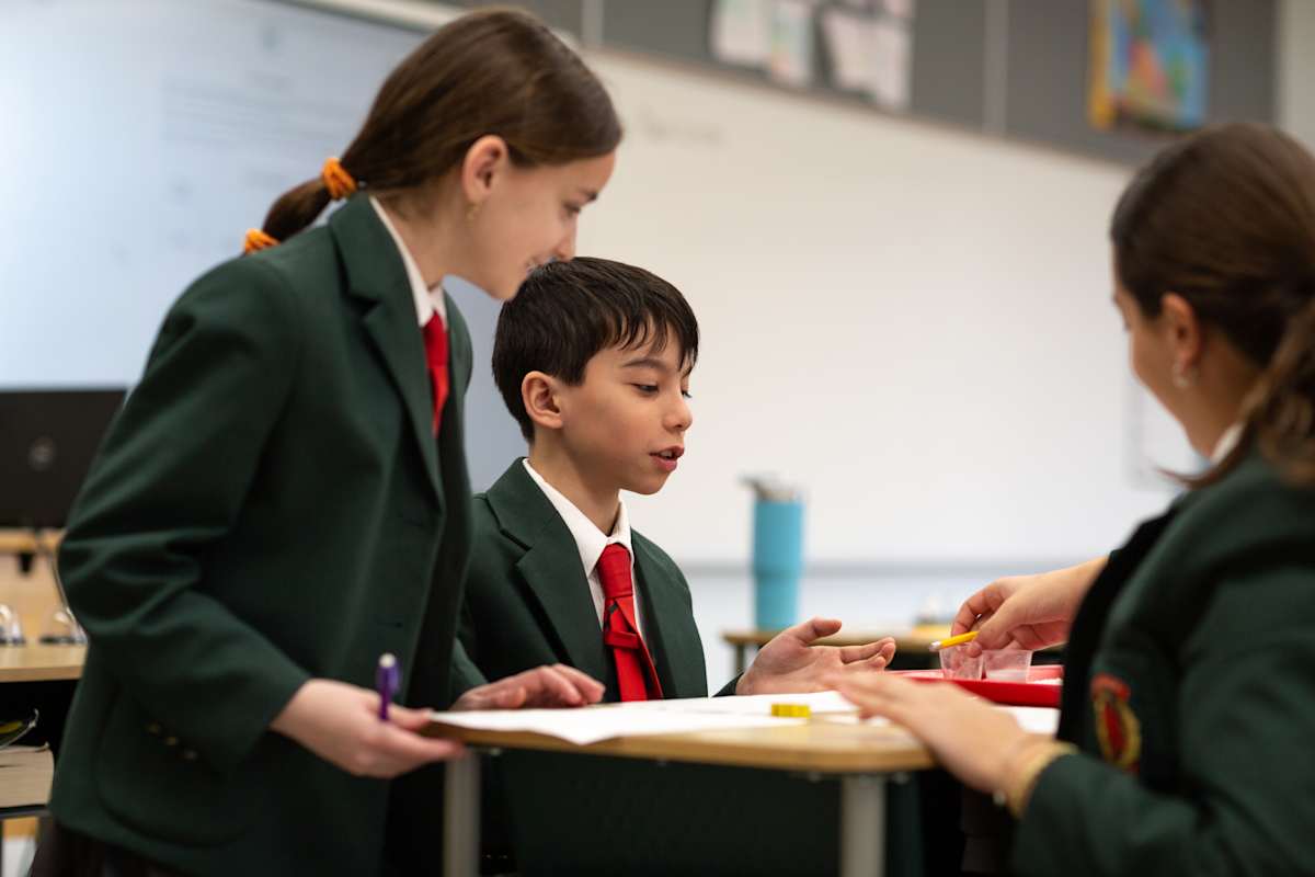 Students on retreat in California