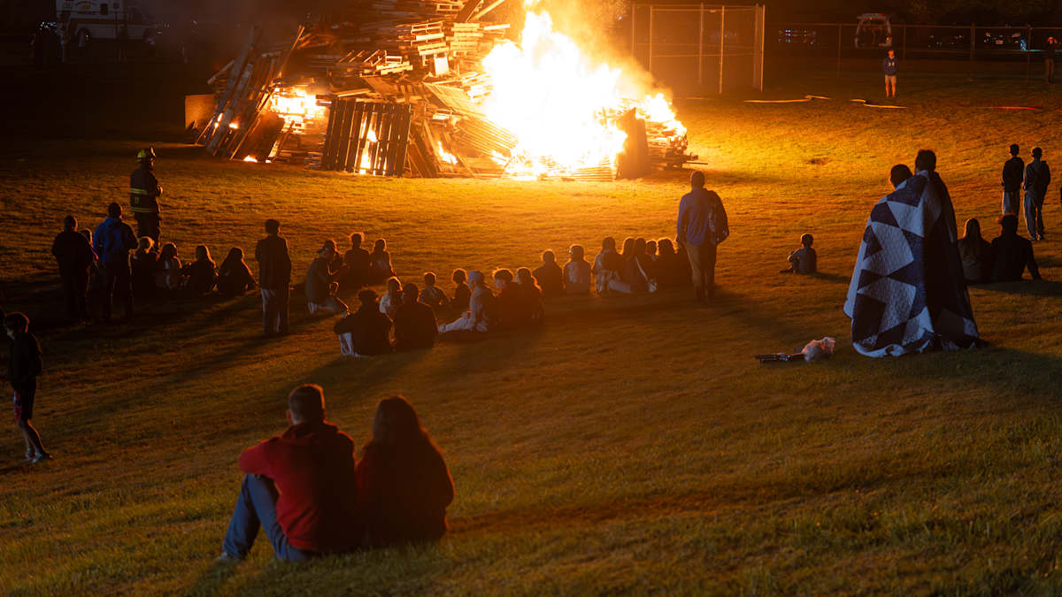 Students engaged in a classroom lesson.