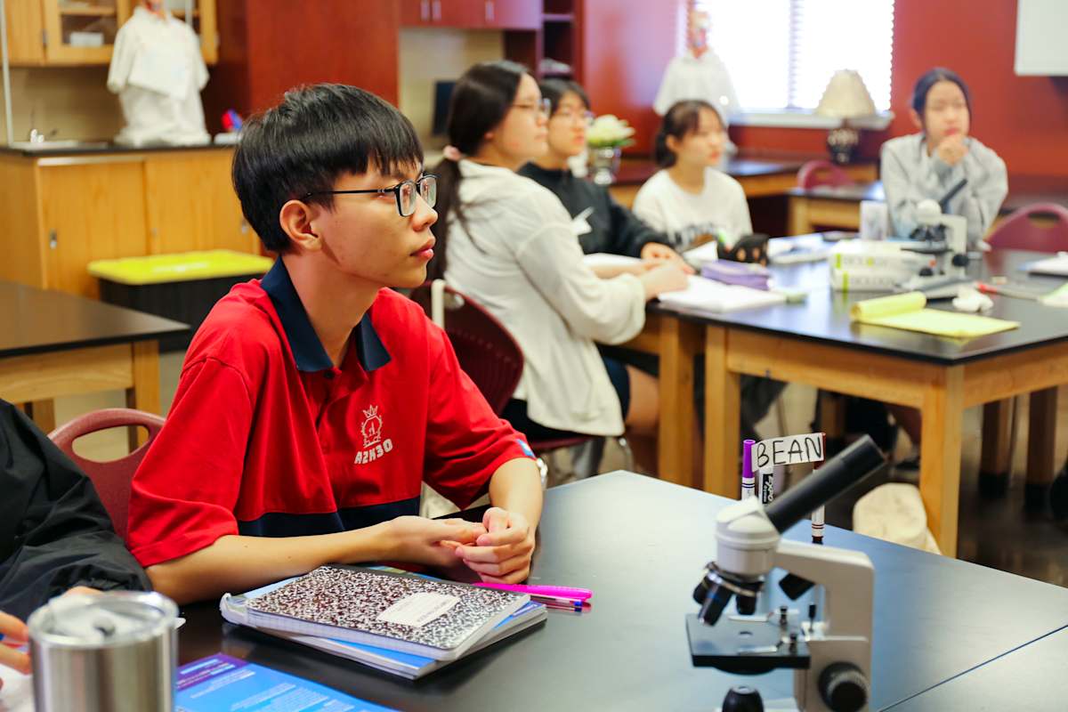 Students learning in classroom during ILTexas Summer Camp