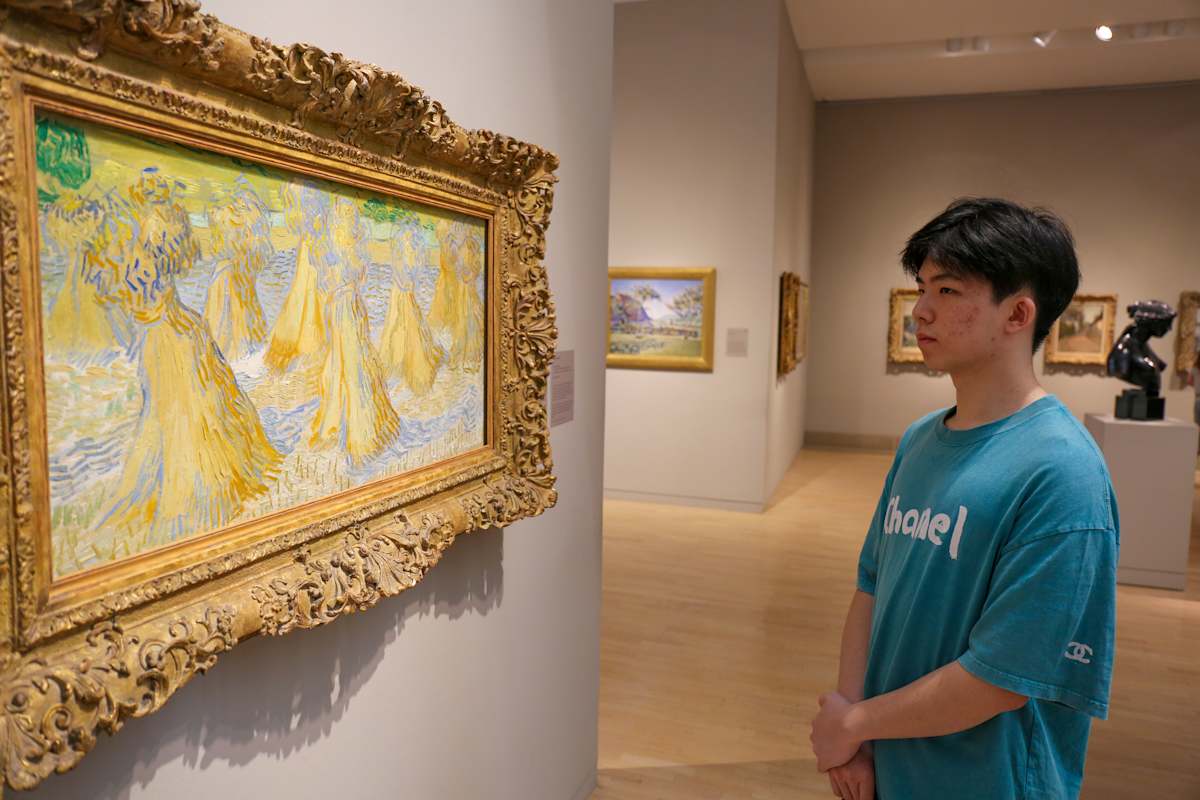 Classroom and Dallas Museum of Art visit with ILTexas Global students