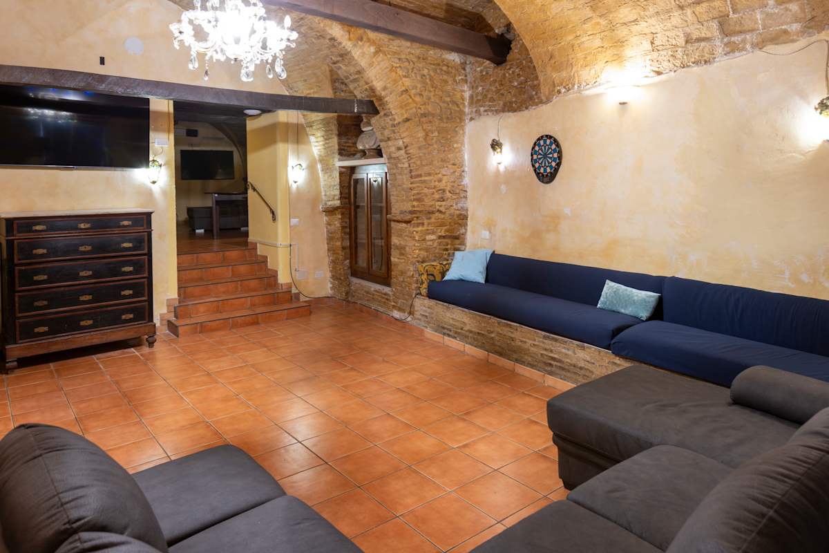 The large shared common room inside Allegria residence
