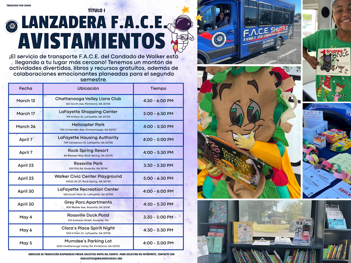 FACE Shuttle Sightings 2026 Spanish Flyer