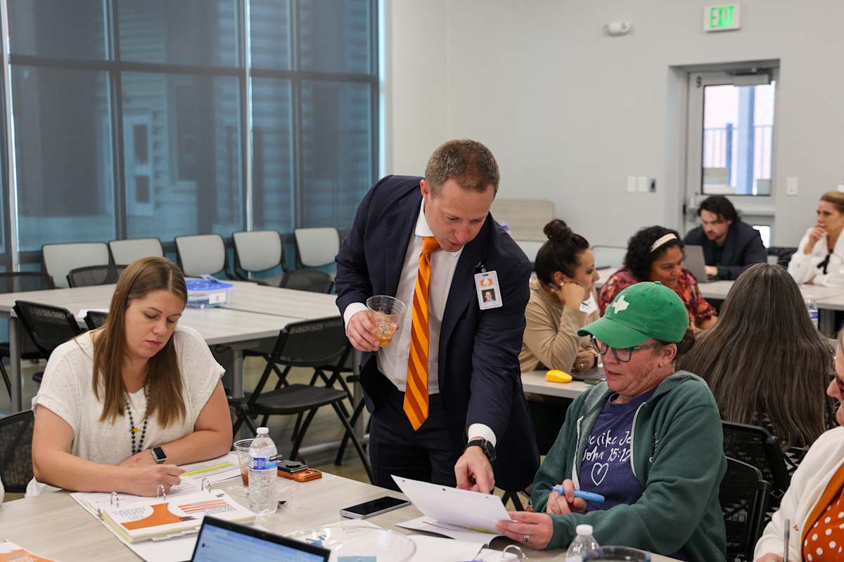Committee members participate in facilities planning activities on April 7, 2026.