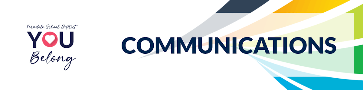 Communications department banner