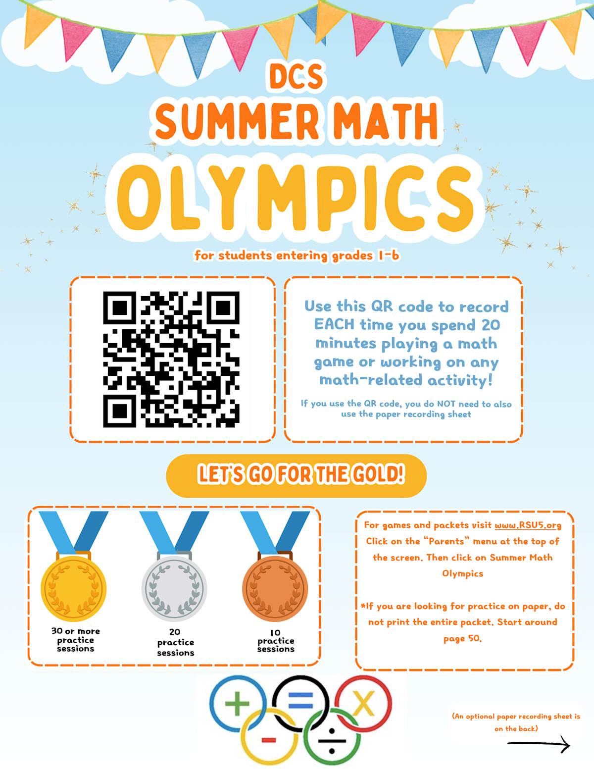 Summer Math Olympics 2026 - Durham Community School