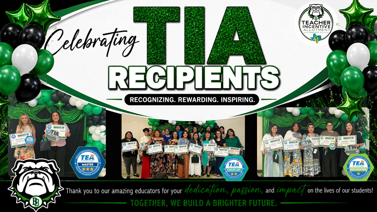 Banquete ISD Teacher Incentive Allotment Designation Recognition
