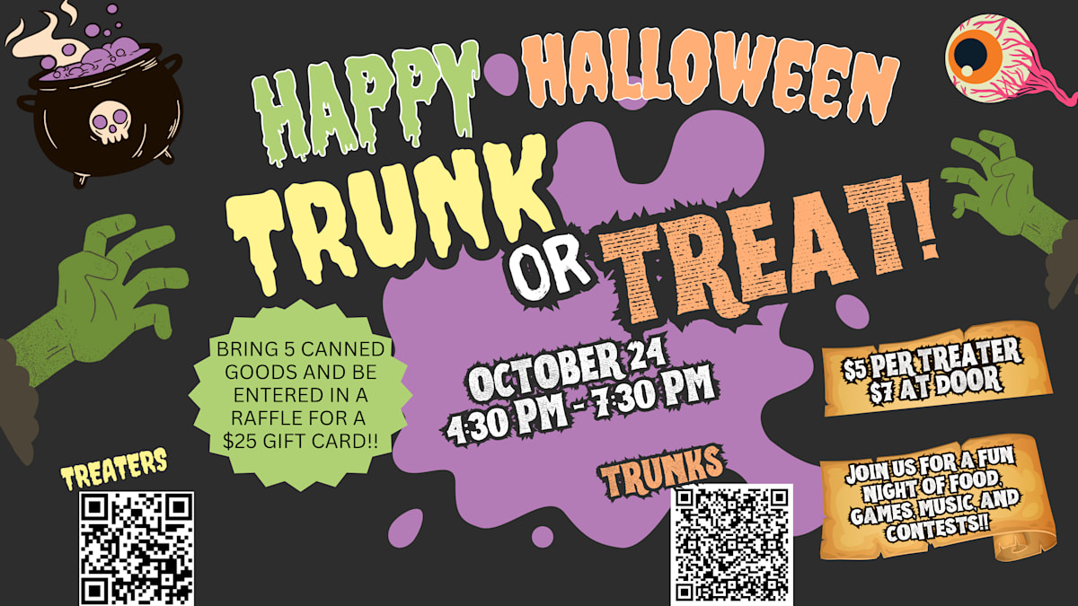 GCIT 2026 Halloween Trunk or Treat official flyer