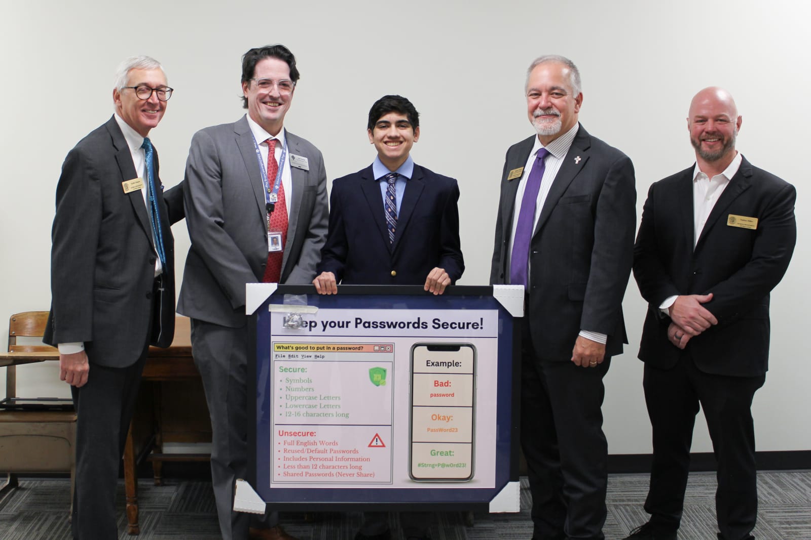  Paul Duke STEM High School student Mihir Pai is the winner of the 2023 Cybersecurity Awareness Poster Contest